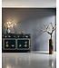 Buffet Chinois Noir Peint à la Main L140xP34xH90cm