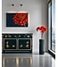 Buffet Chinois Noir Peint à la Main L140xP34xH90cm