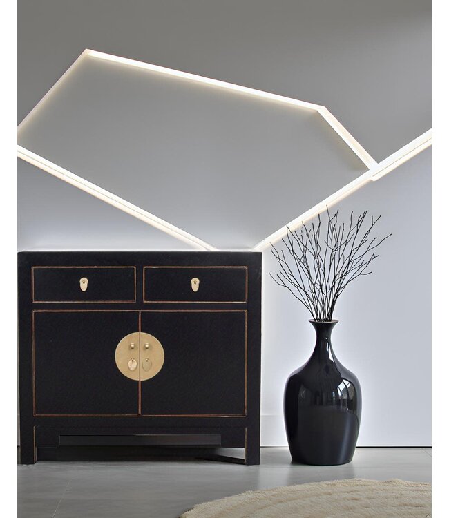 Armario Chino Ónix Negro - Orientique Colección A90xP40xA80cm