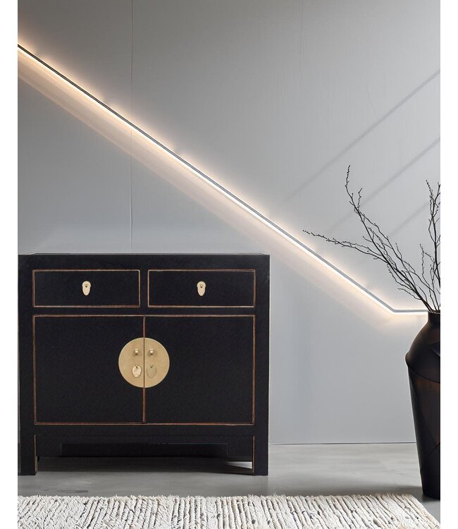 Armario Chino Ónix Negro - Orientique Colección A90xP40xA80cm