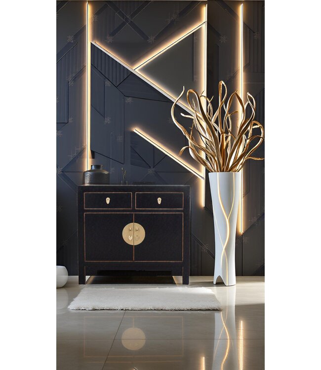 Armario Chino Ónix Negro - Orientique Colección A90xP40xA80cm