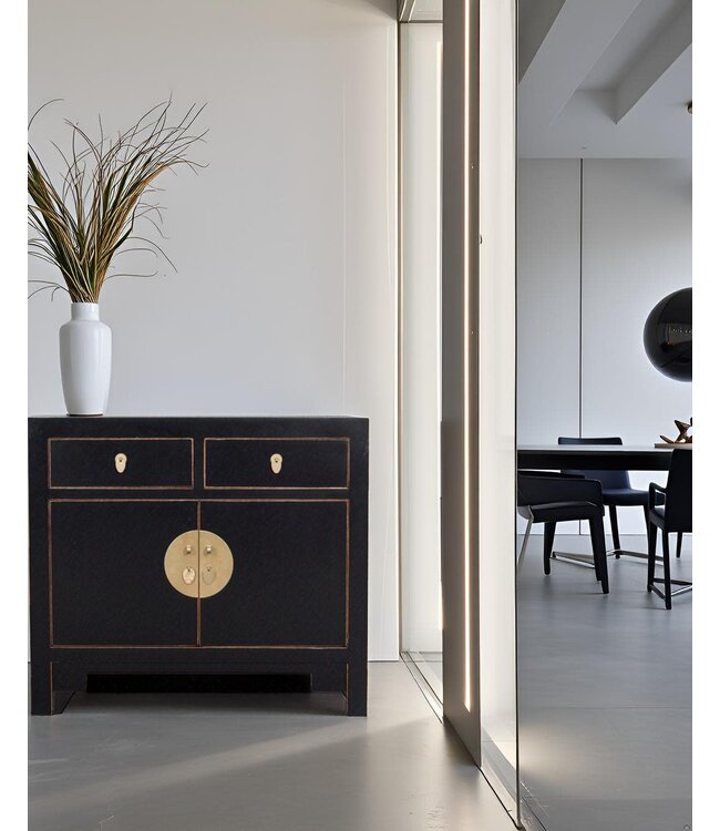 Armario Chino Ónix Negro - Orientique Colección A90xP40xA80cm