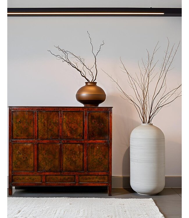 Antieke Tibetaanse Chinese kast Handbeschilderd B120xD45xH114cm