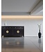 Chinesisches Sideboard Onyx Schwarz - Orientique Sammlung B180xT40xH85cm