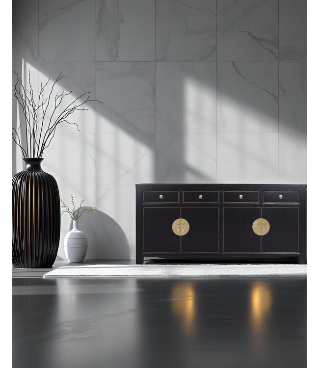 Chinese Sideboard Onyx Black - Orientique Collection W180xD40xH85cm