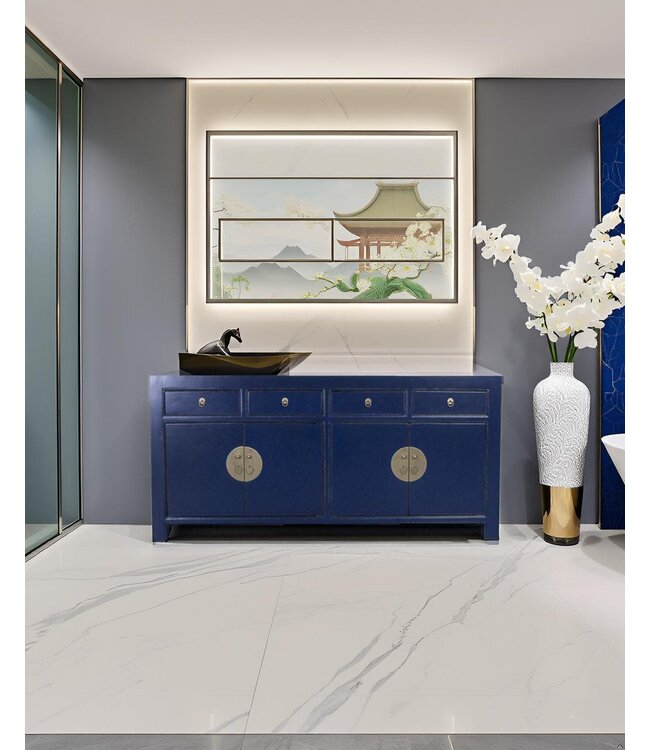 Buffet Chinois Bleu Nuit L180xP40xH85cm