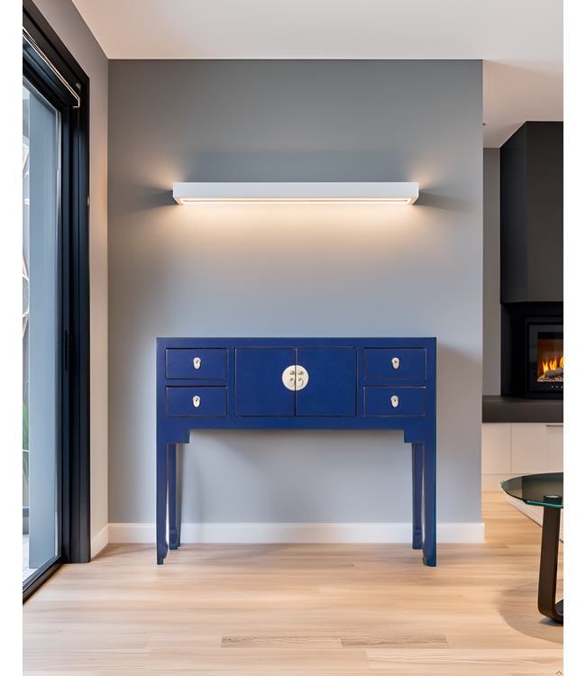 Console Chinoise Bleu Nuit - Orientique Collection L100xP26xH80cm