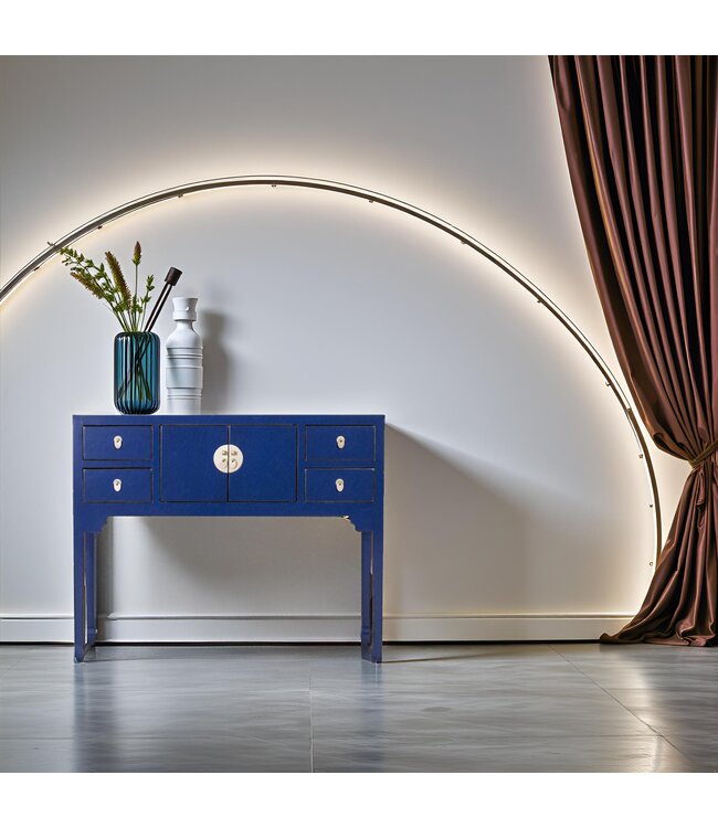 Chinesischer Konsolentisch Nachtblau - Orientique Kollektion B100xT26xH80cm