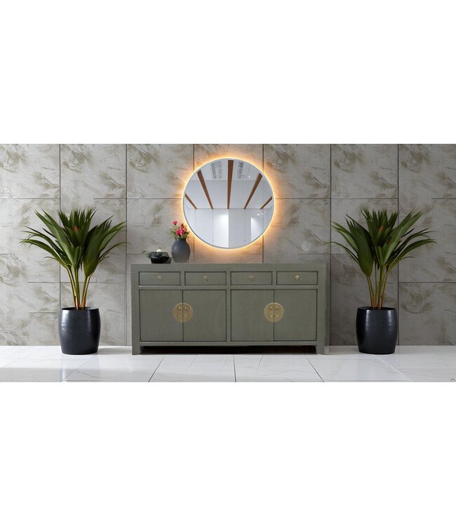 Chinese Sideboard Olive Grey W180xD40xH85cm