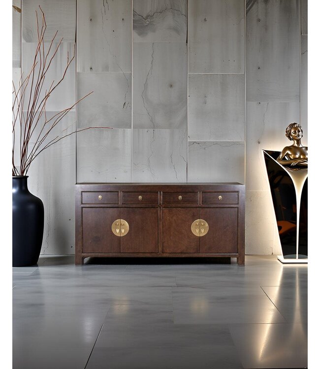 Aparador Chino Earthy Marrón - Orientique Colección An180xP40xAl85cm