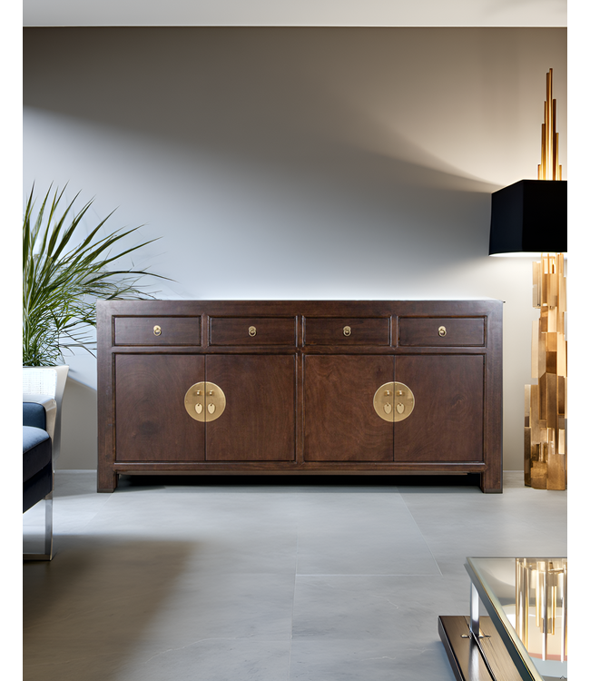 Chinese Sideboard Earthy Brown - Orientique Collection W180xD40xH85cm