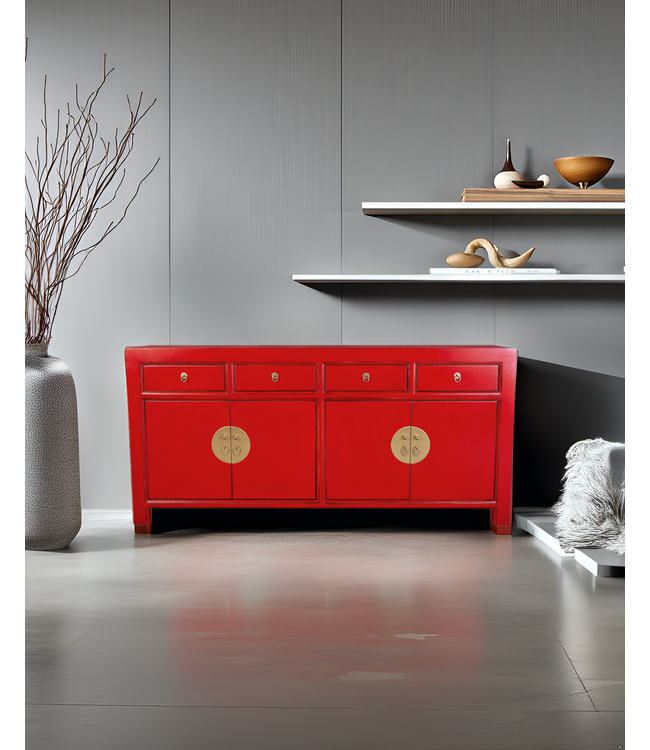 Chinese Sideboard Lucky Red - Orientique Collection W180xD40xH85cm