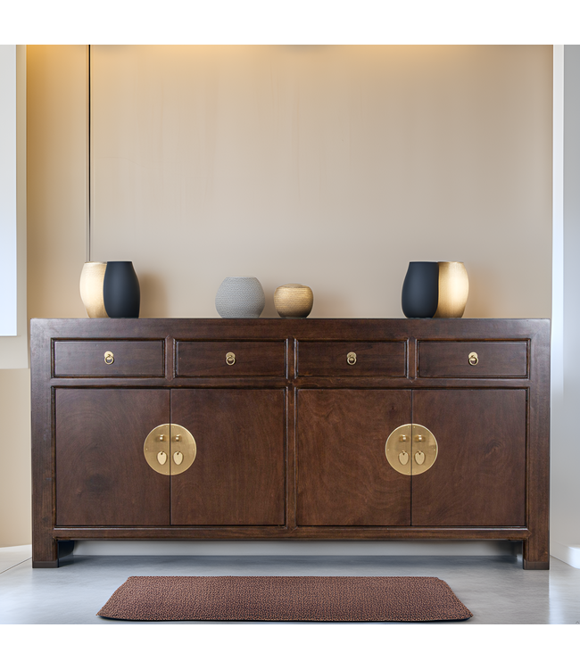 Chinesisches Sideboard Earthy Braun - Orientique Kollektion B180xT40xH85cm