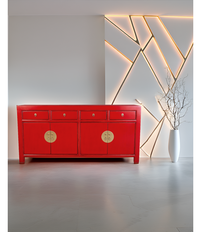 Chinese Sideboard Lucky Red - Orientique Collection W180xD40xH85cm