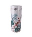 Portaombrelli in Ceramica Vaso Fiori di Prugno Dipinto a Mano D24xA57cm