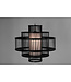 Bamboe Hanglamp Zwart Handgemaakt - Leonard D50xH50cm