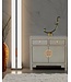 Armoire Chinoise Gris Olive - Collection Orientique L90xP40xH80cm