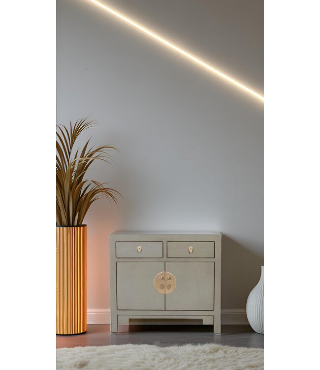 Armario Chino Gris Oliva - Orientique Colección An90xP40xAl80cm