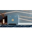 Armoire Chinoise Arctic Bleue Gris - Orientique Collection L90xP40xH80cm