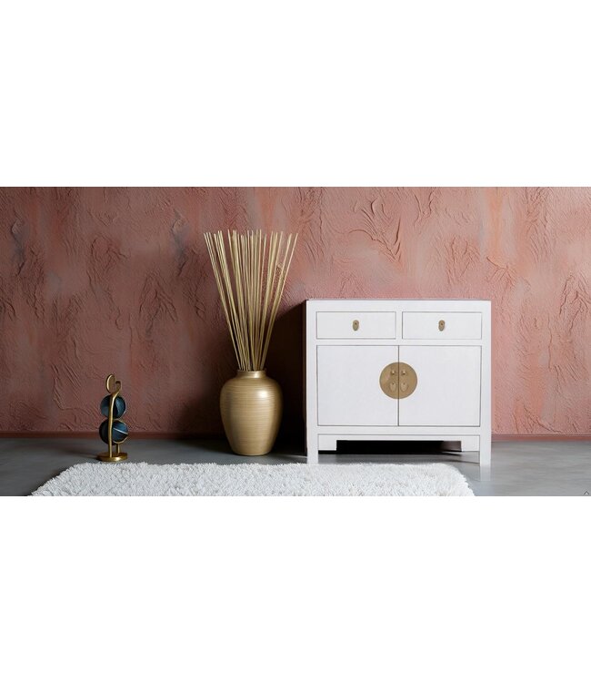 Chinese Cabinet Snow White - Orientique Collection L90xW40xH80cm
