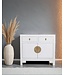 Chinese Kast Sneeuw Wit - Orientique Collectie B90xD40xH80cm