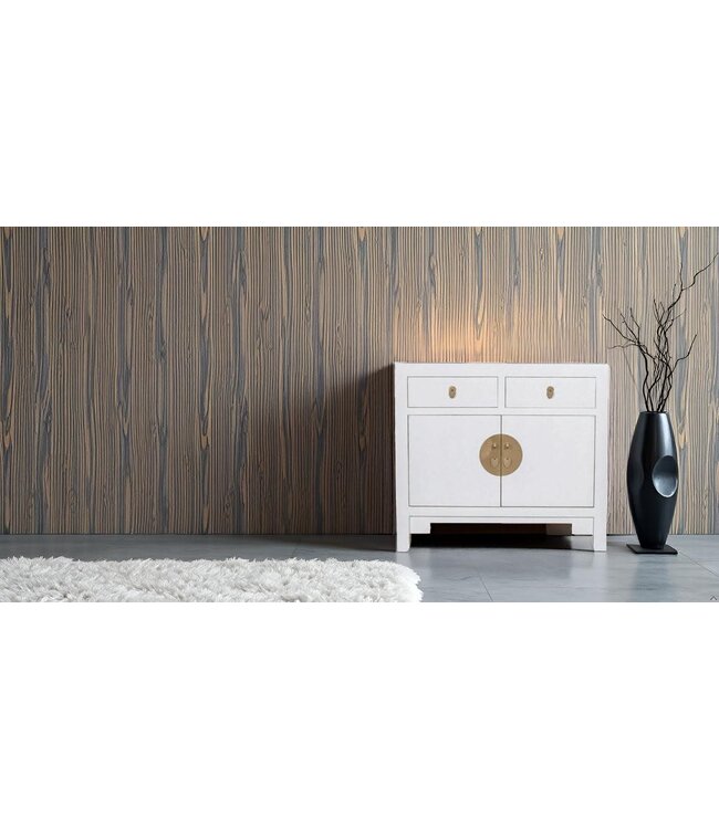 Armadio Cinese Bianco Neve - Collezione Orientique L90xP40xA80cm