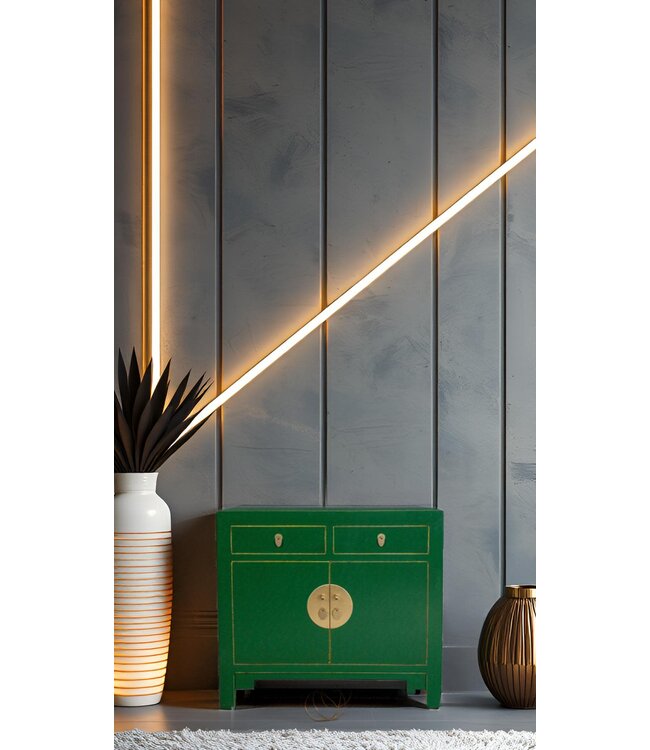 Armadio Cinese Verde Jade - Orientique Collezione L90xP40xA80cm