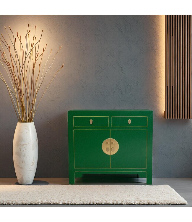 Chinesischer Schrank Jade Grün - Orientique Kollektion B90xT40xH80cm