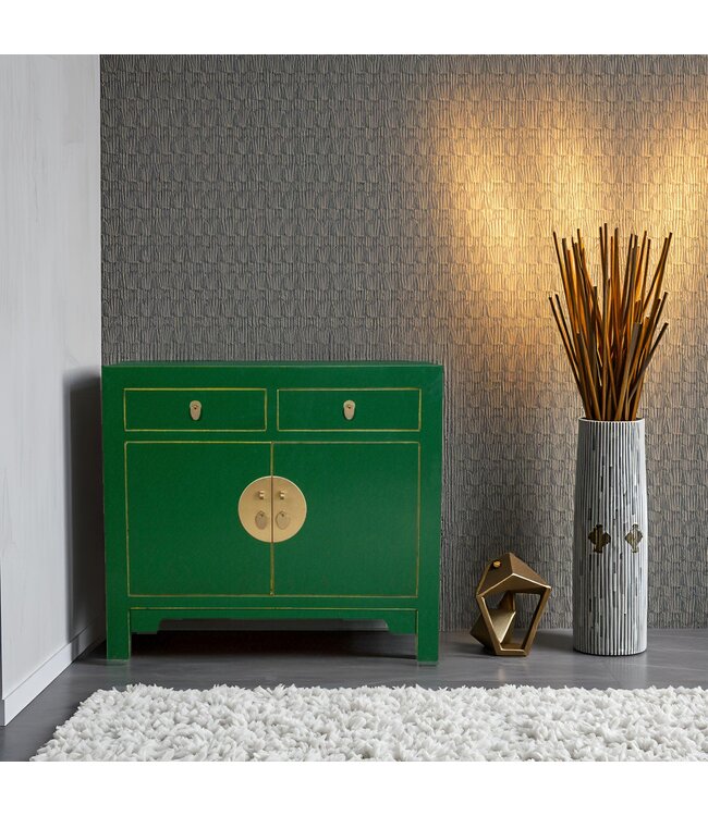 Chinesischer Schrank Jade Grün - Orientique Kollektion B90xT40xH80cm