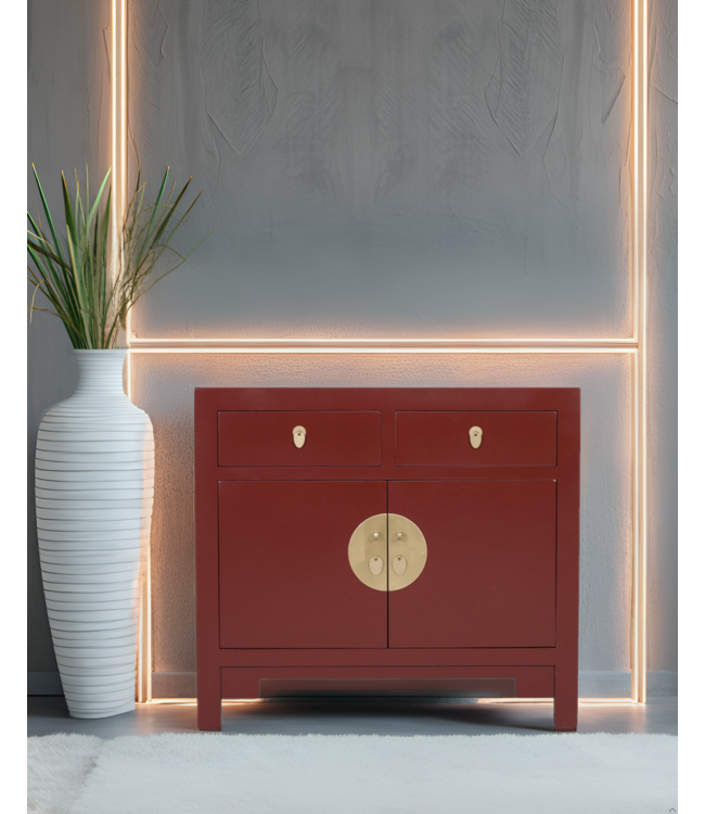 Credenza Cinese Scarlet Rouge - Orientique Collezione L90xP40xA80cm