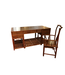 Chinesischer Schreibtisch mit Stuhl Braun Set/2 B180xT85xH84cm