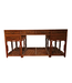 Chinesischer Schreibtisch mit Stuhl Braun Set/2 B180xT85xH84cm