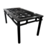 Chinesischer Esstisch Handgeschnitzt mit Glasplatte B160xT85xH80cm