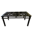Chinesischer Esstisch Handgeschnitzt mit Glasplatte B160xT85xH80cm