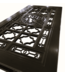 Mesa de Comedor China tallada a mano con Tablero de Cristal A160xP85xAlt80cm