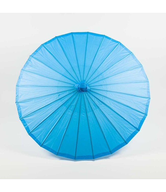 Sombrilla de Papel Recubierta de Bambú Azul Diámetro 200cm