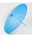 Papier Parasol Coated Blauw Bamboe Groot Diameter 200cm