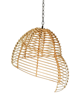 Fine Asianliving Rattan Hang Decoratie 45x50cm Handgemaakt in Thailand