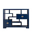 Chinesisches Bücherregal Offenes Regal Nachtblau - Orientique Kollektion B108xT35xH80cm