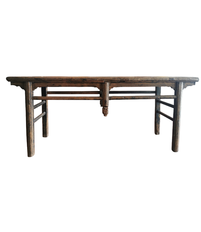 Antieke Chinese Sidetable Bruin B195xD60xH83cm