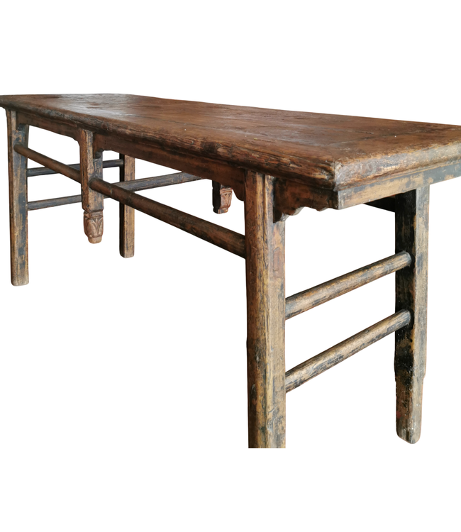 Antique Chinese Console Table Brown W195xD60xH83cm