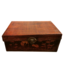 Antique Chinese Chest Leather Handpainted Gold Animals W76xD48xH32cm