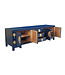 Mueble TV Chino Azul Noche - Orientique Colección An175xP47xAl54cm