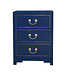 Chinees Nachtkastje Midnight Blauw - Orientique Collectie B45xD30xH60cm