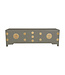 Fine Asianliving Chinese TV Cabinet Olive Grey - Orientique Collection W175xD47xH54cm