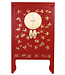 Fine Asianliving Chinesischer Hochzeitsschrank Lucky Rot Handbemalt - Orientique Kollektion B100xT55xH175cm