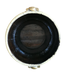 Antiek Chinese Houten Rijst Pot met Deksel Licht Geel Handbeschilderd D25xH25cm