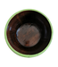 Antique Chinese Wooden Handpainted Rice Container with Lid Green D30xH25cm