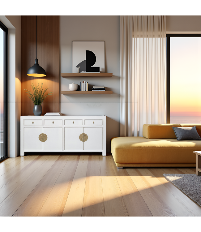 Credenza Cinese Bianca - Orientique Collezione L180xP40xA85cm