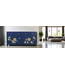Buffet Chinois Bleu Nuit Peinte à la Main L180xP40xH85cm